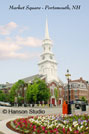 Portsmouth, NH - North Church - Spring with "Market Square - Portsmouth, NH"